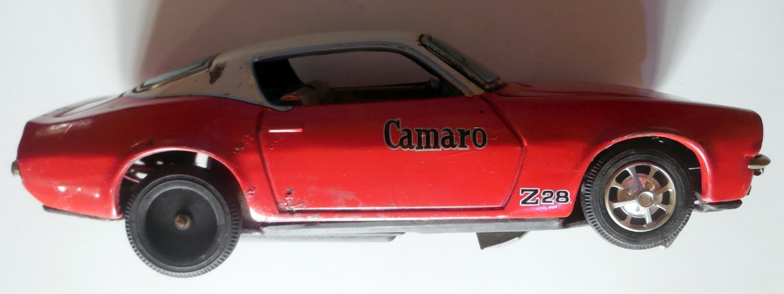 VINTAGE TIN TOY CAR CHEVROLET CAMARO Z28 TAIYO 1960s BOXED