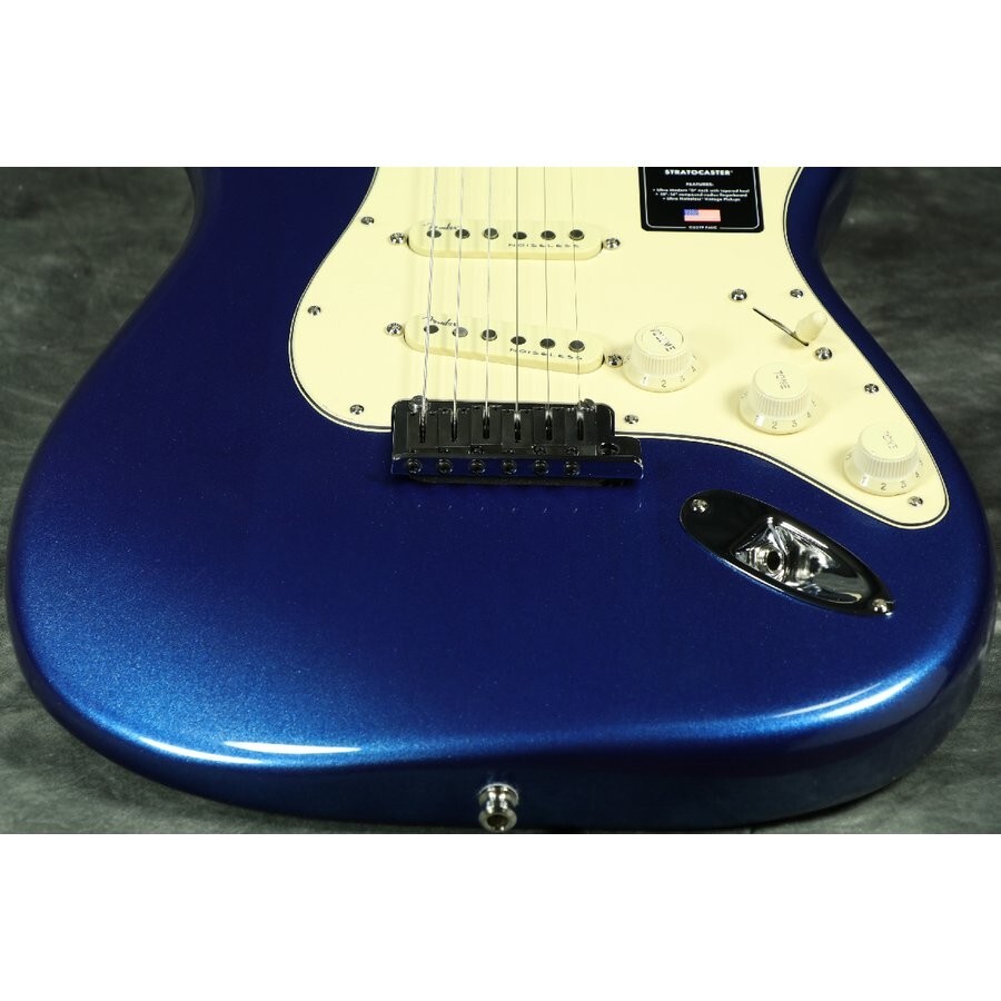 Fender Electric guitar American Ultra Stratocaster Maple Fingerboard Cobra Blue