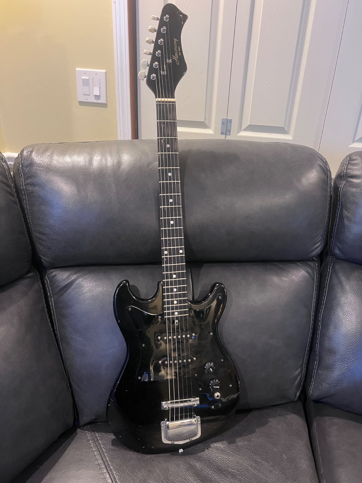 HARMONY GUITAR H 804 Black 1988