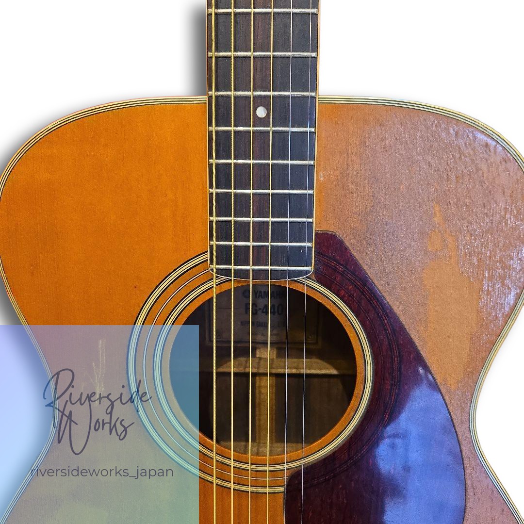 Rare YAMAHA FG-440 Green Label Vintage New Jacaranda