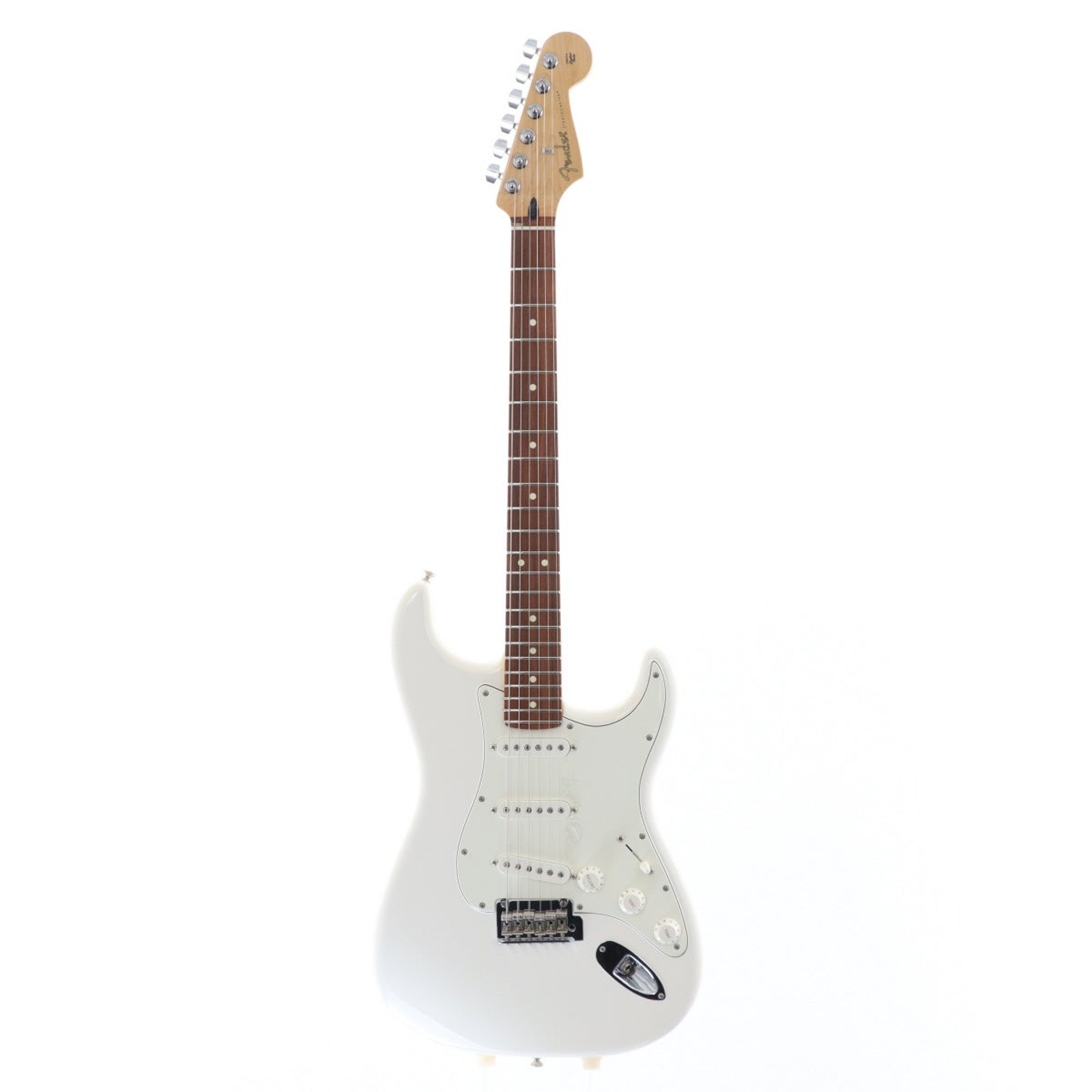 Fender Mexico Player Stratocaster Polar White Used 2020 Alder Body w/Soft Case