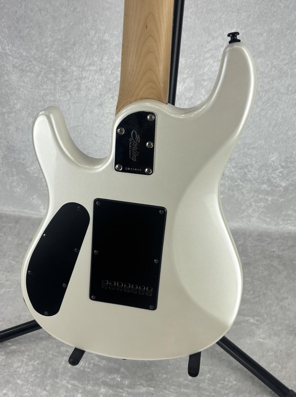 Sterling by Music Man JP70 John Petrucci guitar in pearl finish w/ bag
