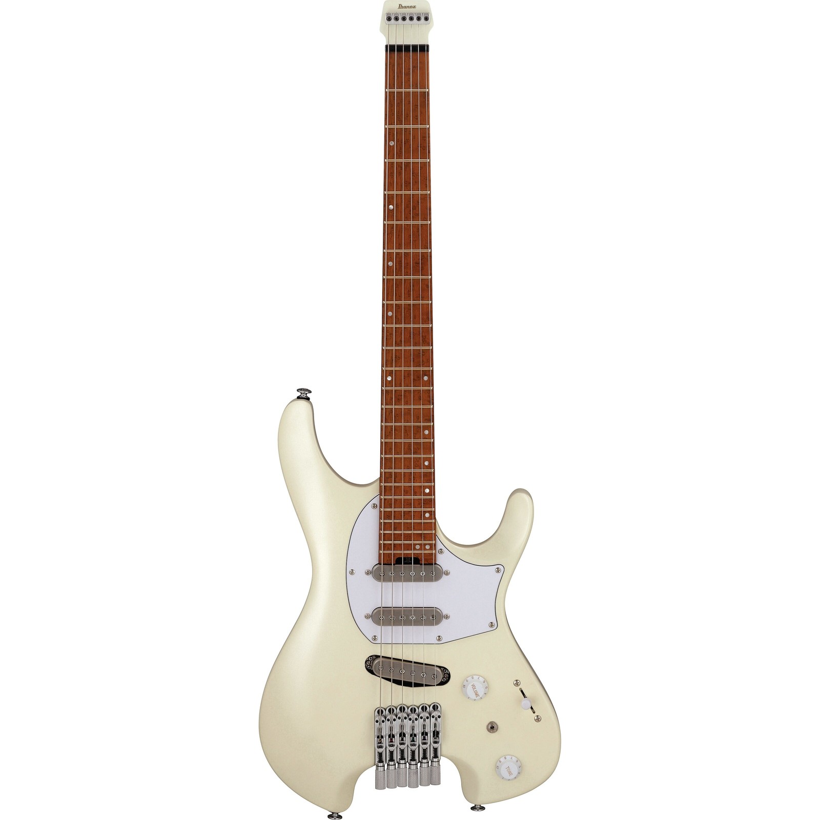 Ibanez ICHI10 Ichika Sig Headless E/G, Roasted Maple FB, Vintage White Matte