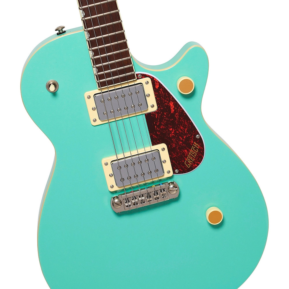 Gretsch Streamliner Jet Club SingleCut Wraparound Bridge Guitar Mint Metallic
