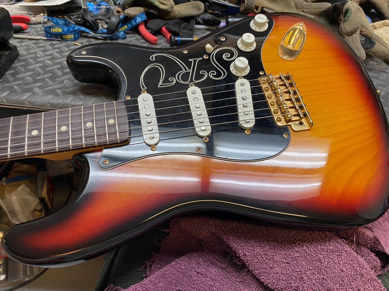 1992 Fender Stevie Ray Vaughan Stratocaster SRV 1st Year Brazilian w/ VIDEO