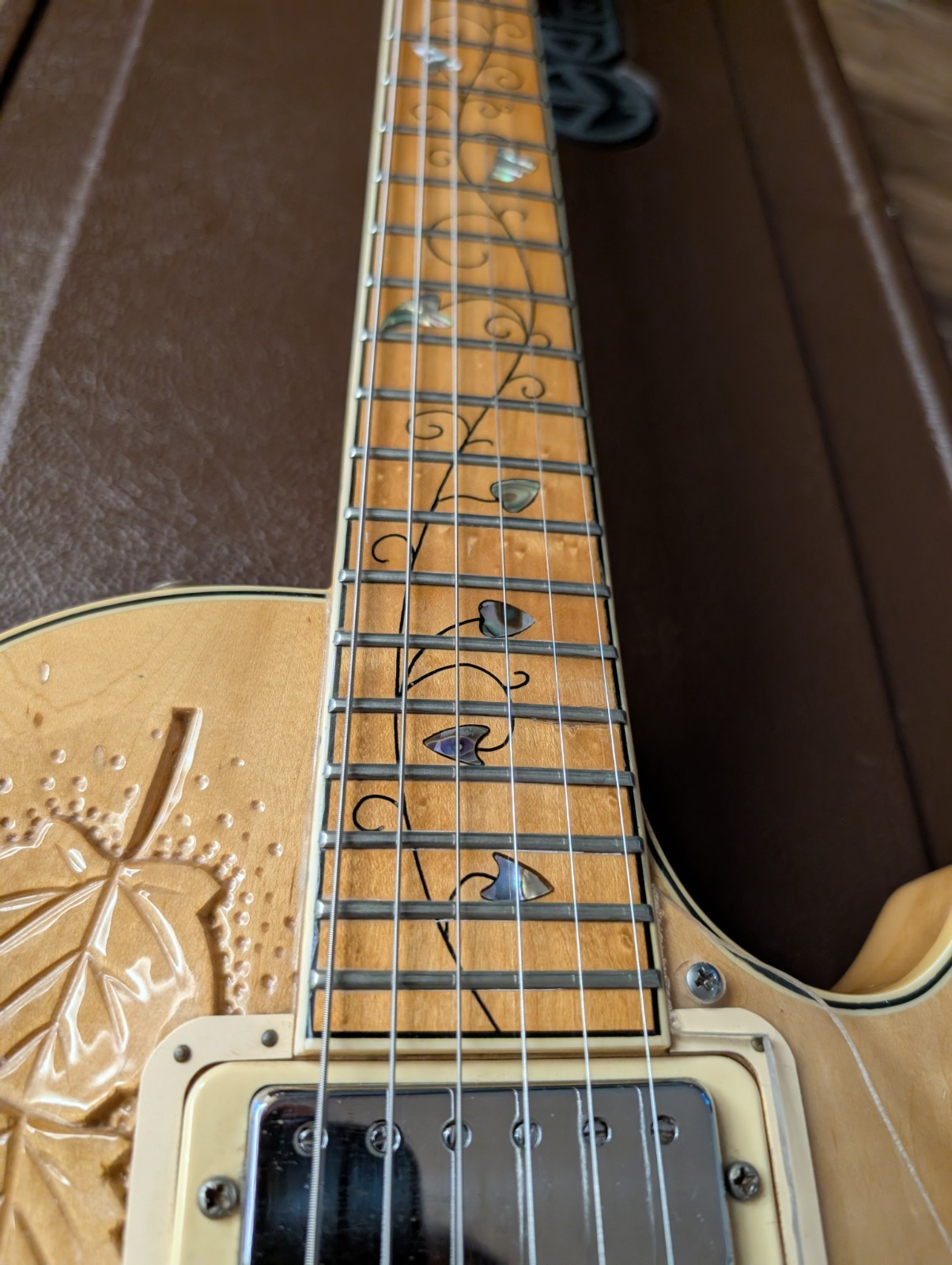 Electra 2258 Tree Of Life Set Neck Electric Guitar ?Prototype? 1970s W/OHSC