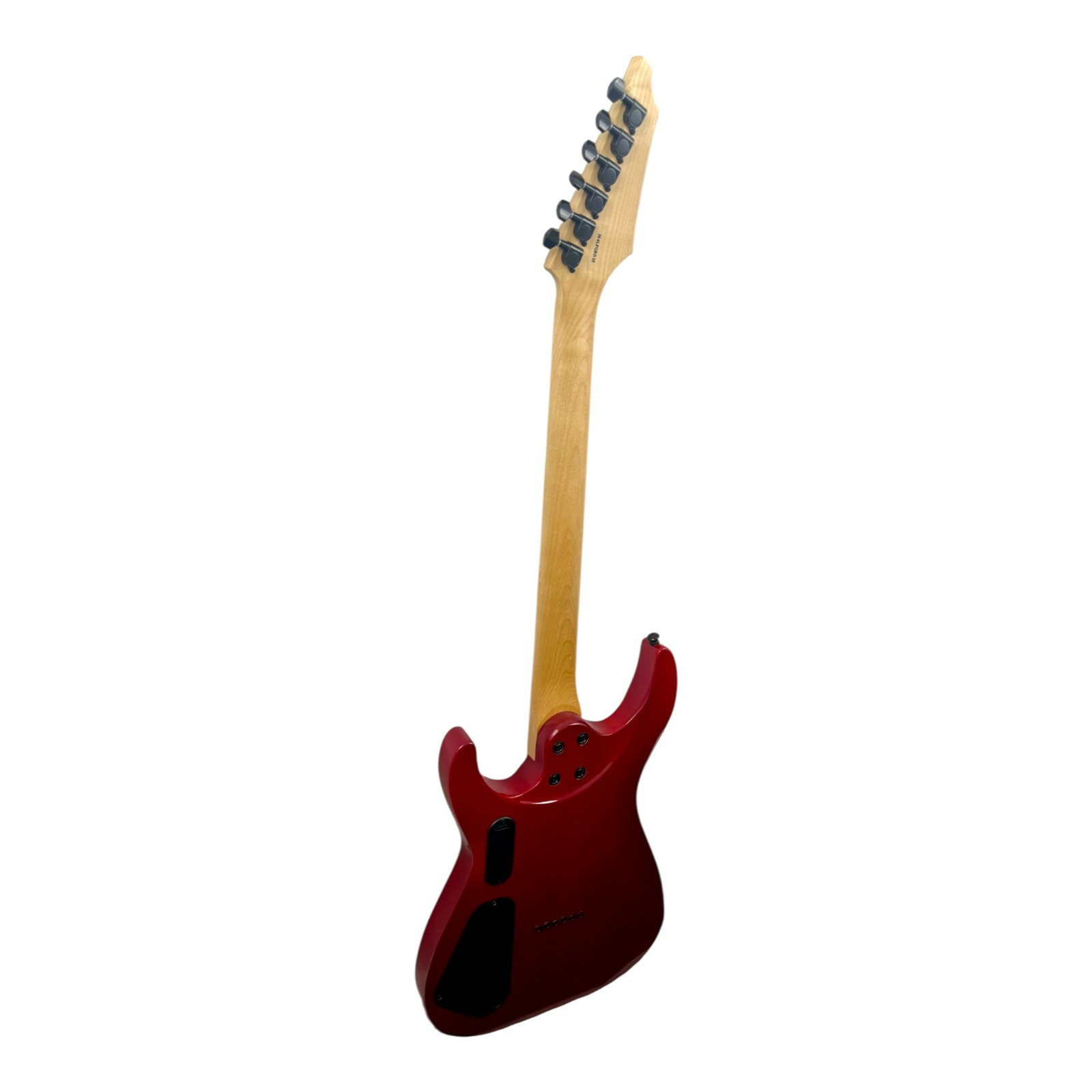 Haze HAX Active Humbuckers 24 Frets Electric Guitar – Dark Cherry Tiger – 6LFQRD