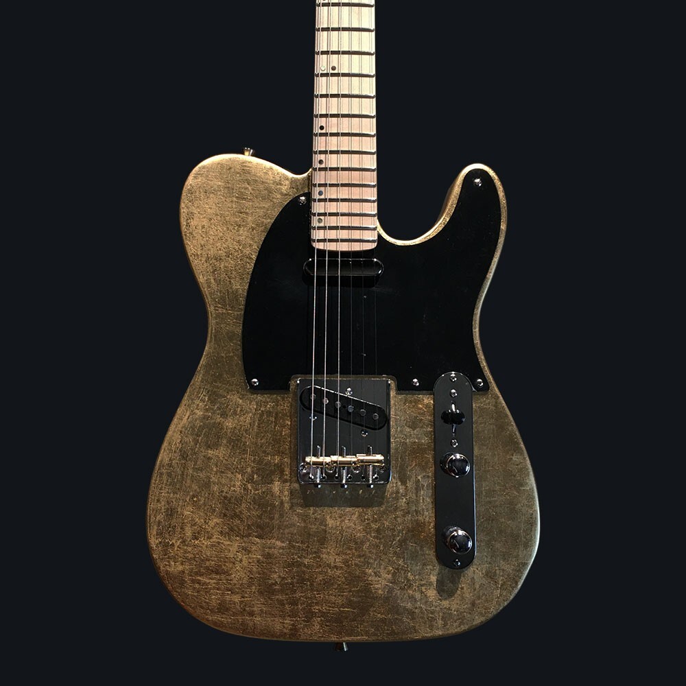 FRANCHIN Mars guitar Glossy METALLIC LEAF T-Style *MADE TO ORDER