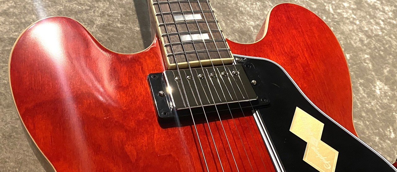 Epiphone 1962 ES-335 Reissue ~60’s Cherry~ #26031510459 3.75kg Custombucker Rose