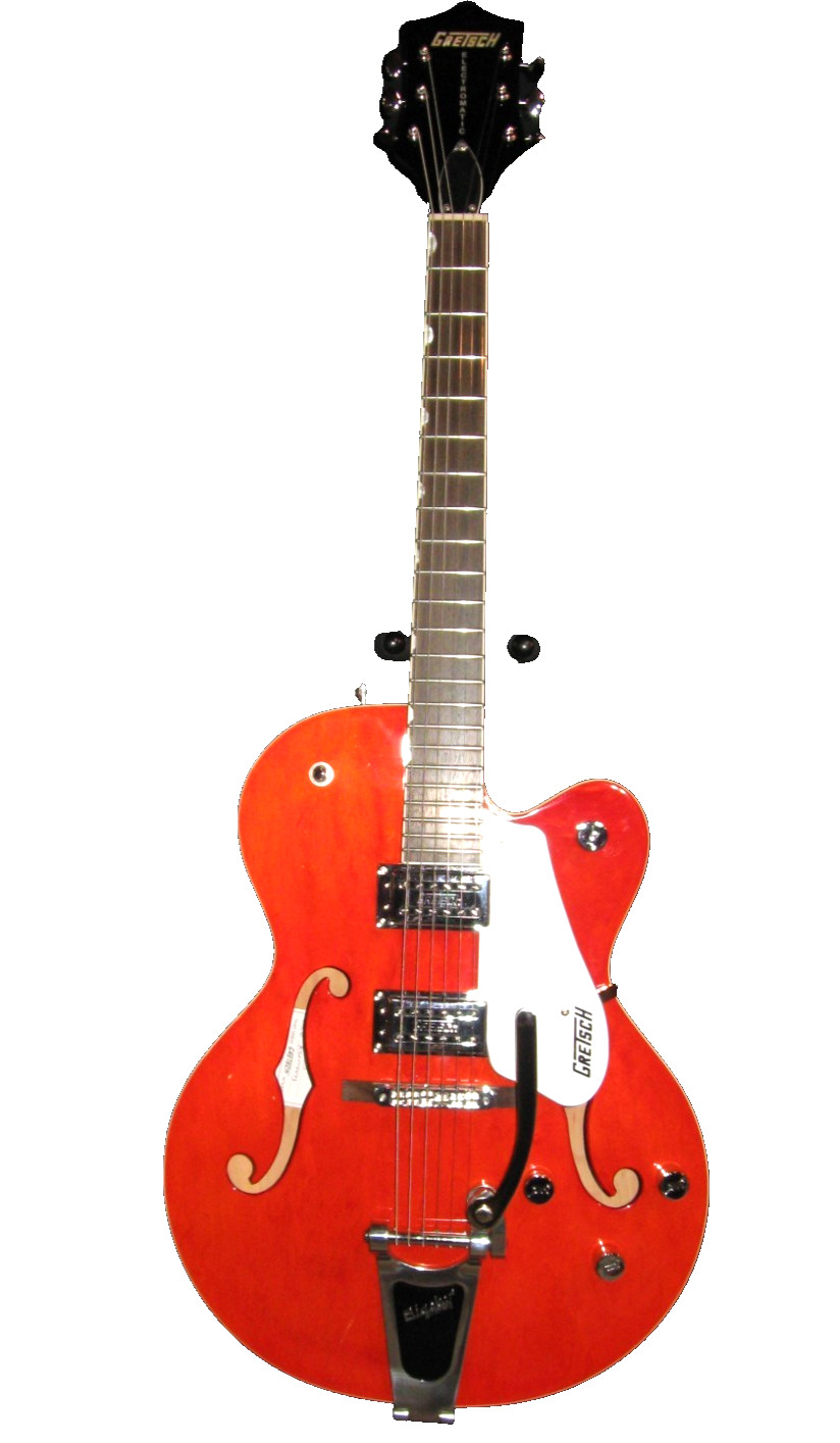 GRETSCH ORANGE G5120 2007 MINT BLACK HARDSHELL CASE #570-10
