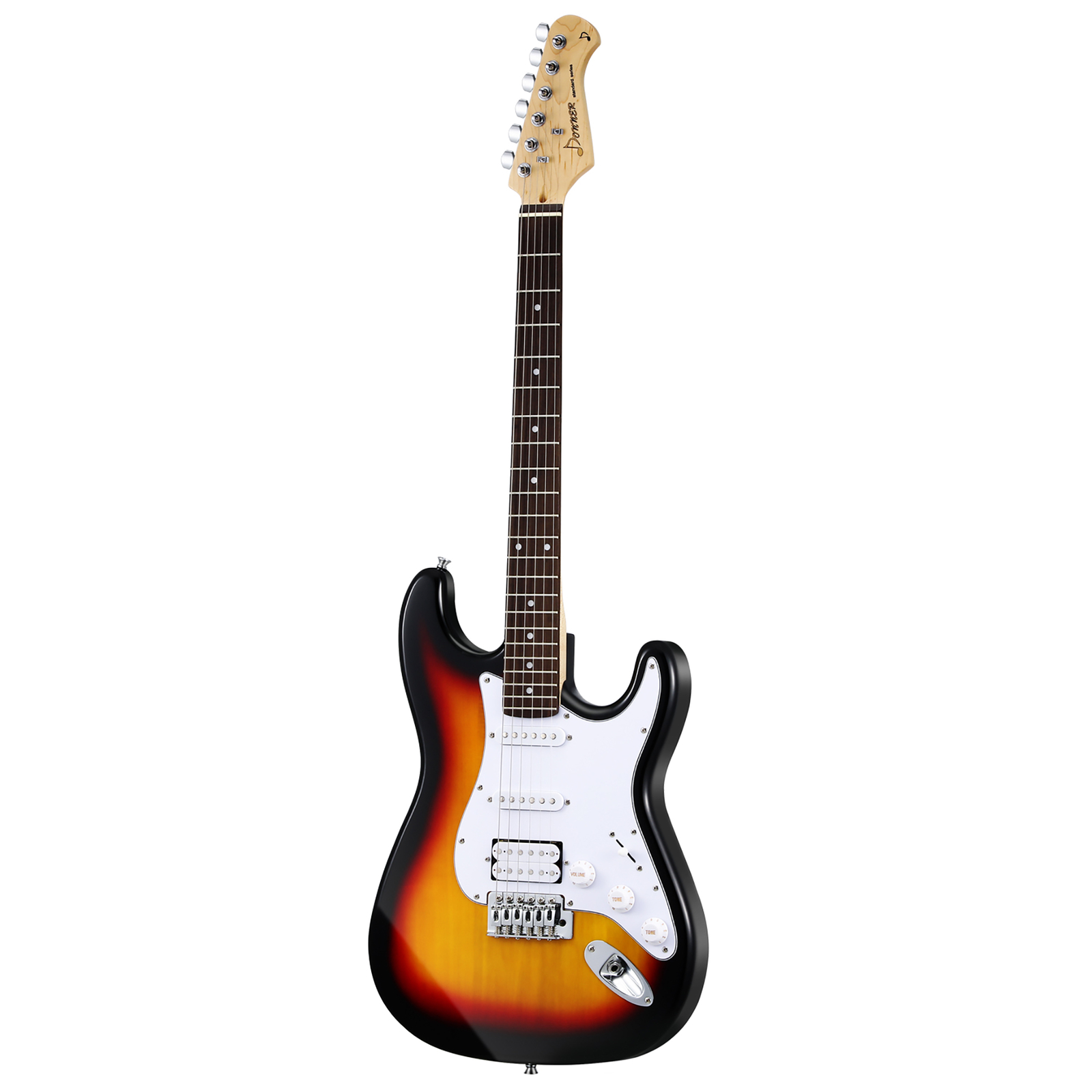 🎸 Donner DST-100 Electric Guitar With Gig Bag Amplifier HSS Pickups Solid Wood