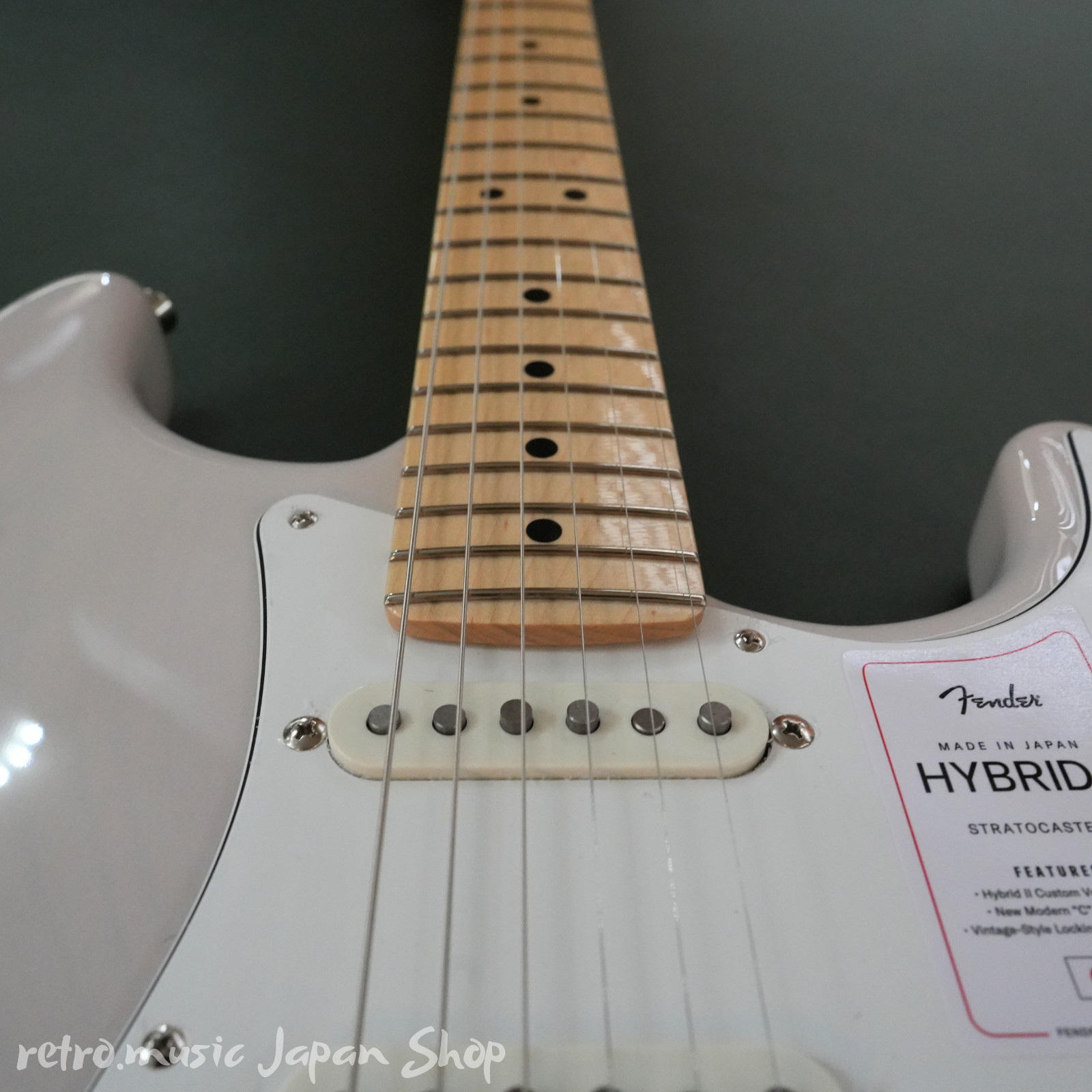 Fender Electric Guitar Made in Japan Hybrid II Stratocaster Maple US Blonde