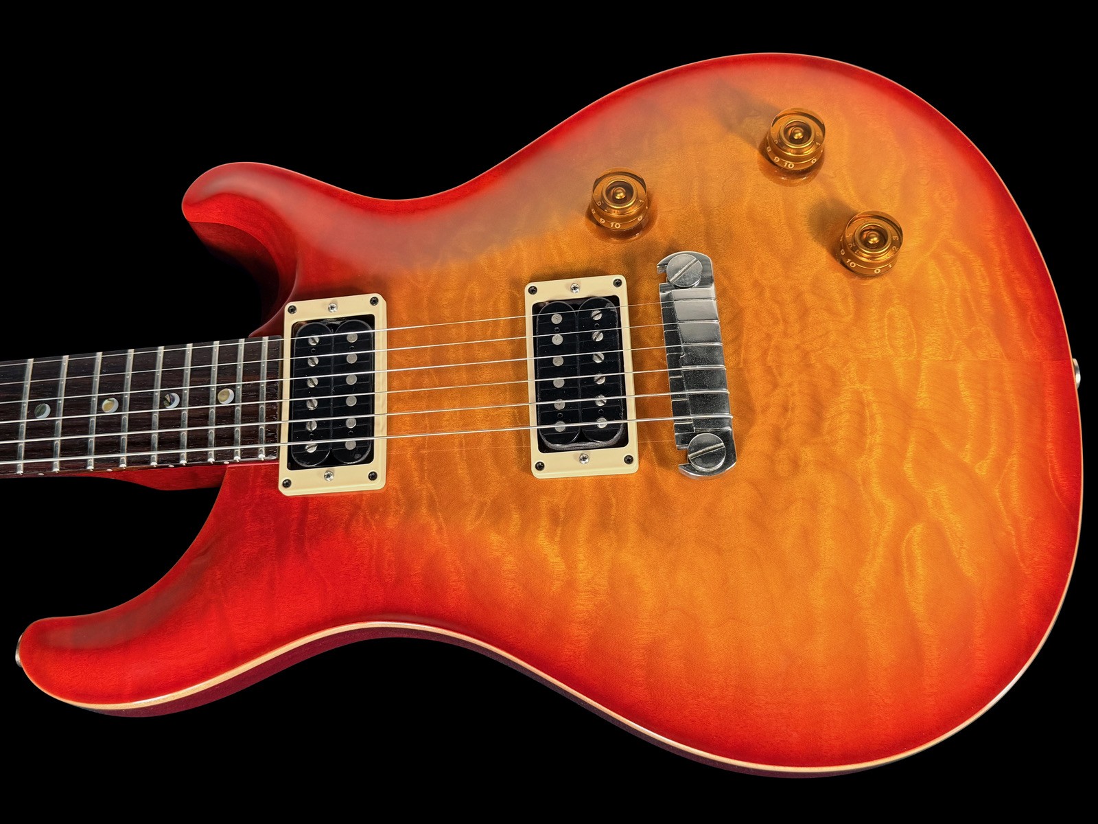 1997 PAUL REED SMITH PRS CUSTOM 22 QUILT TOP ~ CHERRY SUNBURST