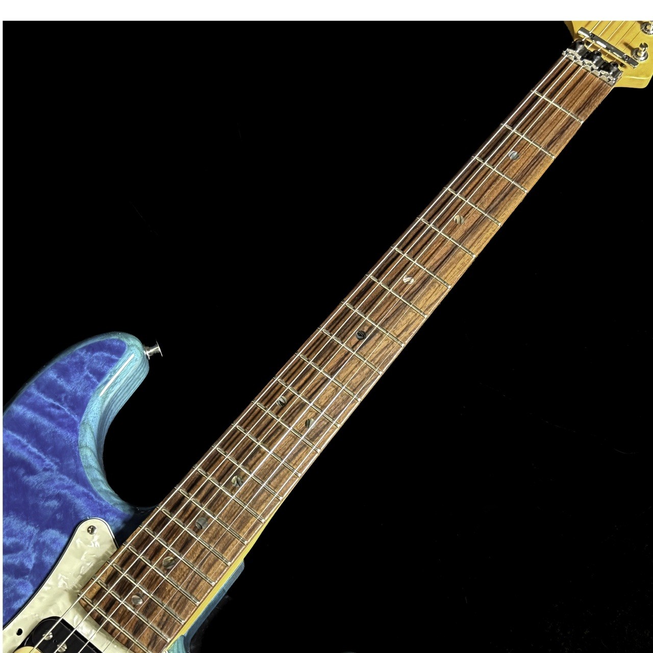 Fender Michiya Haruhata Stratocaster Caribbean Blue MIJ Japan 4.4kg HSH Quilt