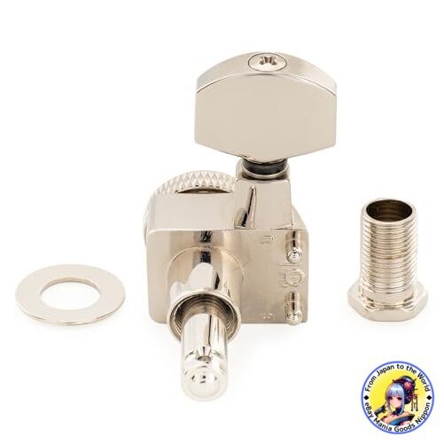 Musiclily Pro 6 String 2 Pin Locking Tuners 18:1 Ratio Fender Strat Tele Nickel