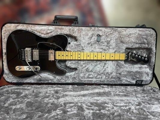 Electric Guitar Fender American Ultra Luxe Telecaster HH 2021 Mystic Black USA
