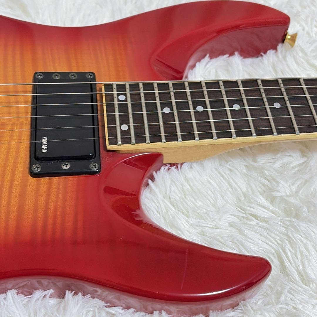YAMAHA RGX820J Electric Guitar Made in Japan Flame Maple Top Cherry Sunburst