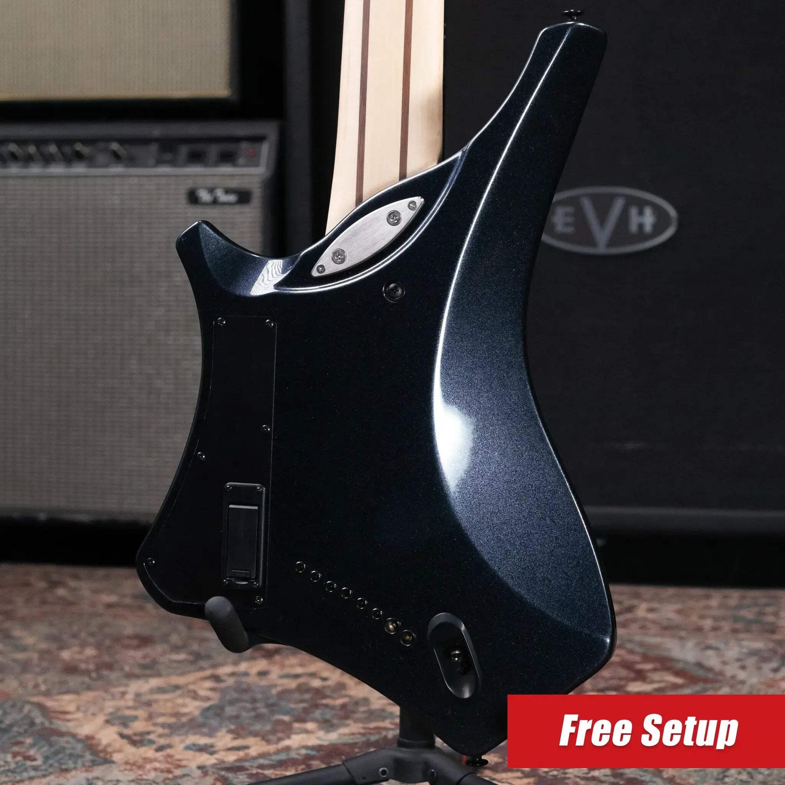 Ibanez Alpha A528 Multi-Scale 8-String Electric Guitar – Iron Pewter