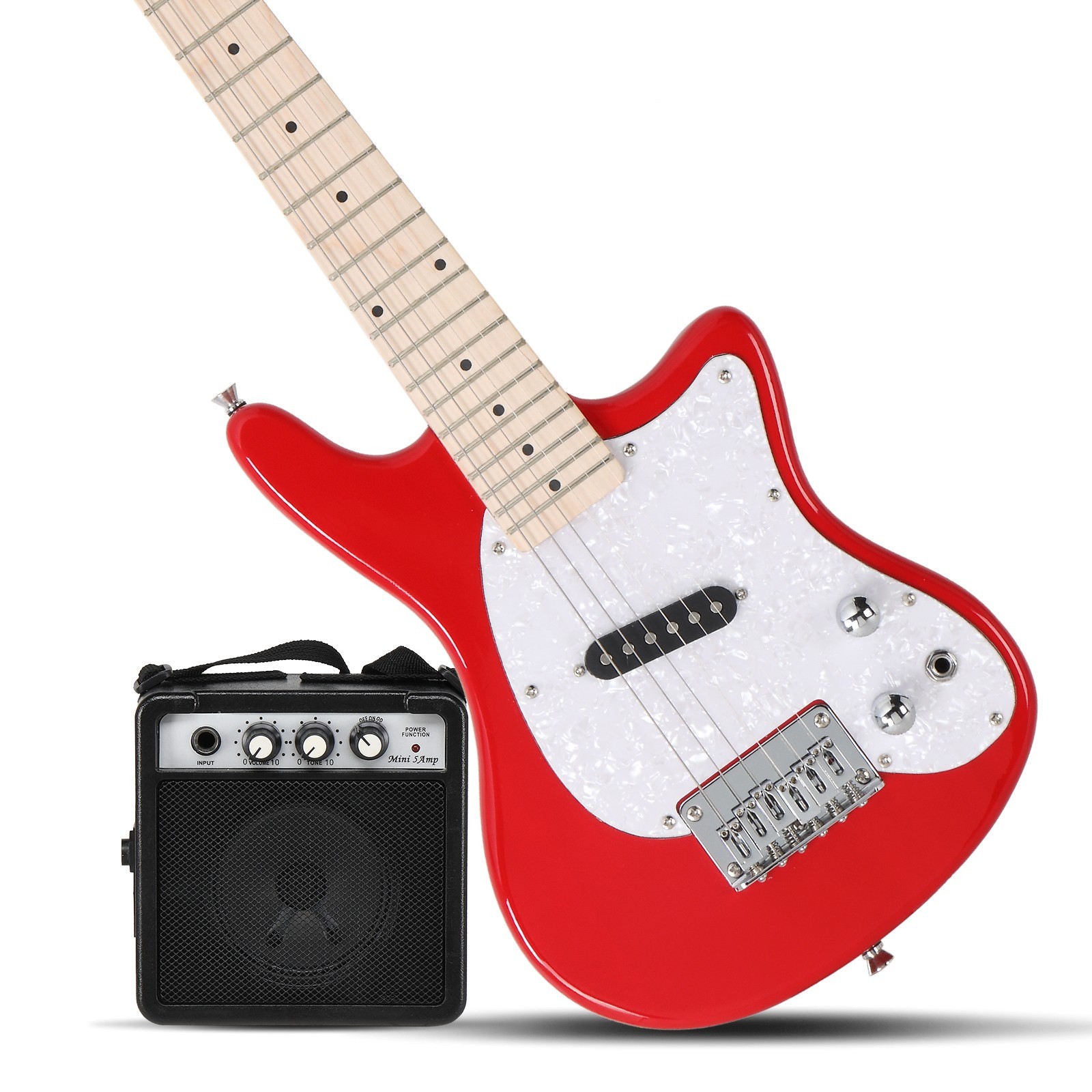 🎸OPEN BOX SPECIAL!🎸+AMP! 30 Inch Junior Electric Guitar +Case/Bag +Strap!