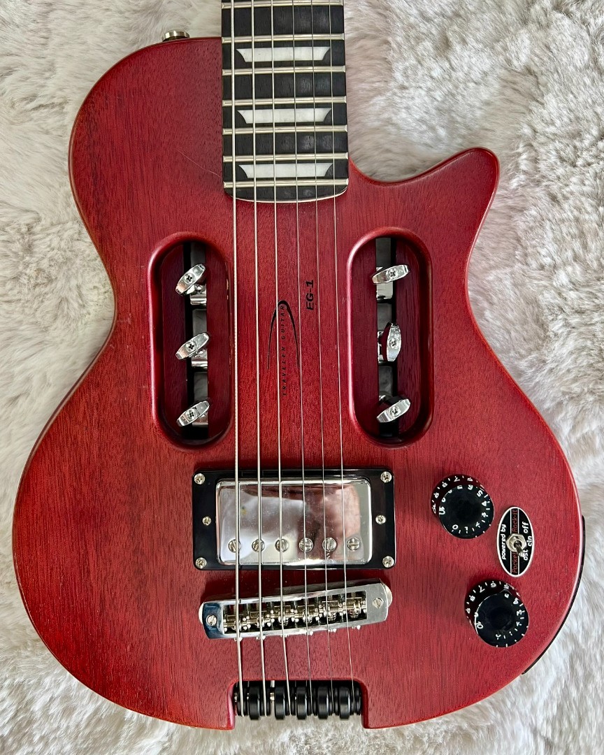 Traveler EG-1 Electric Guitar 6 String Solid-Body Red Satin Finish with gig bag