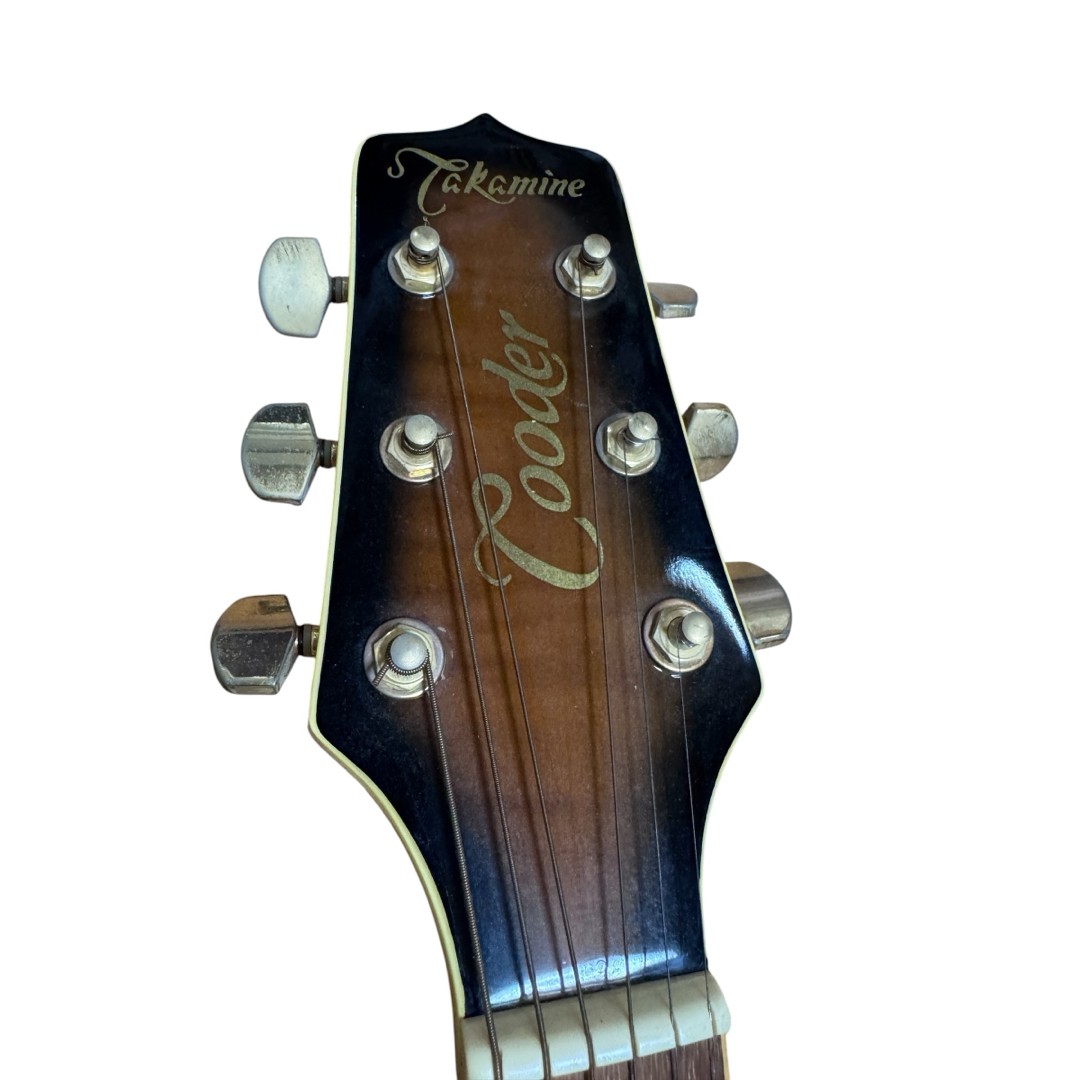 takamine cooder TCP-550VTS with hard case