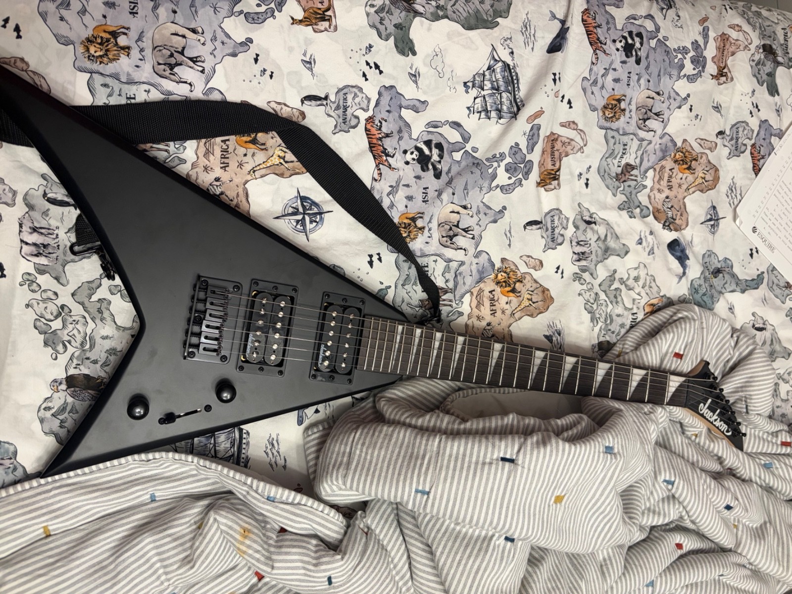 Jackson JS Series RR Minion JS1X 6 String Electric Guitar – Satin Black
