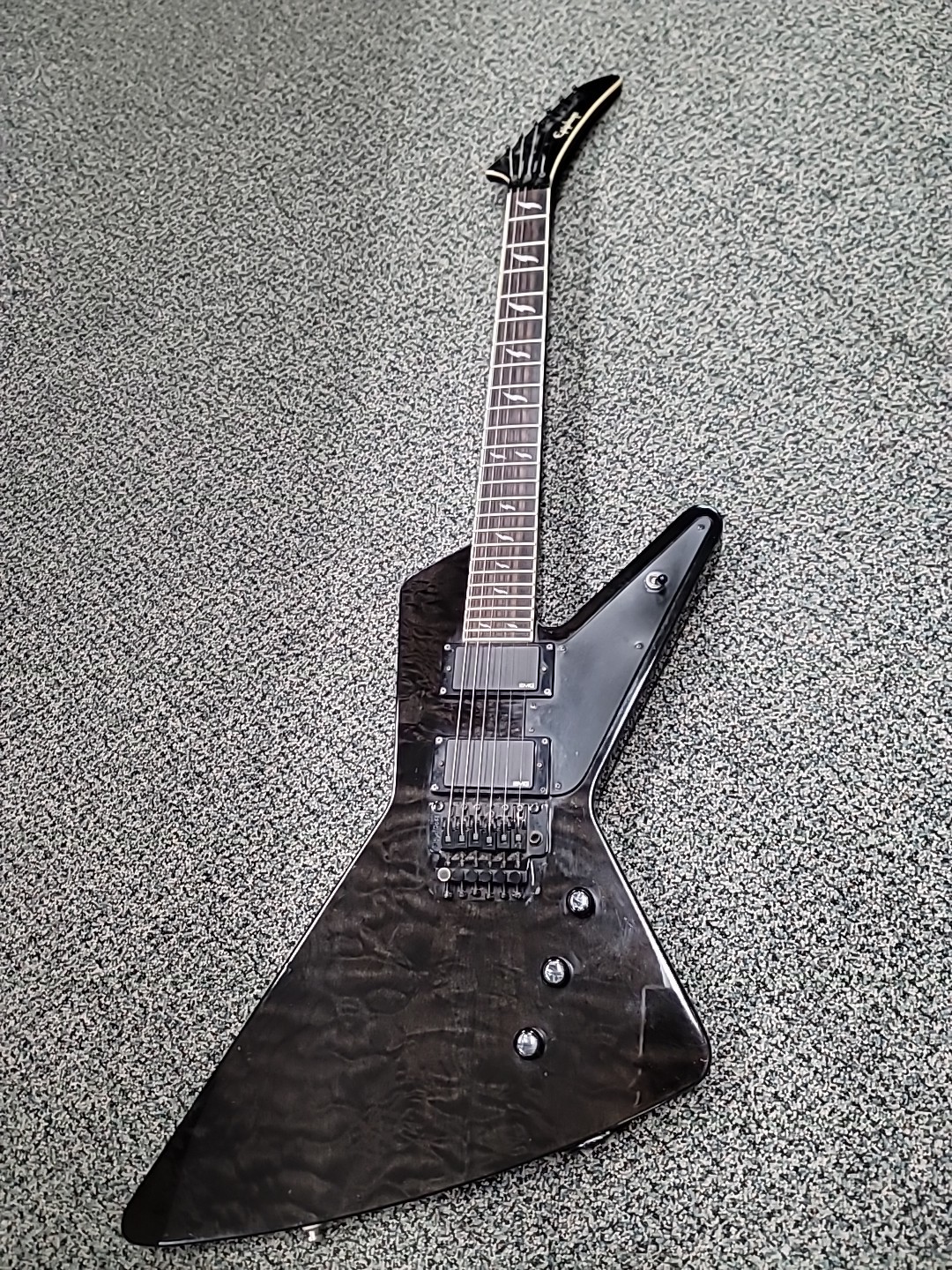 Rare Epiphone Futura Custom Prophecy EMG Floyd Rose Guitar (As IS) Has Some Wear