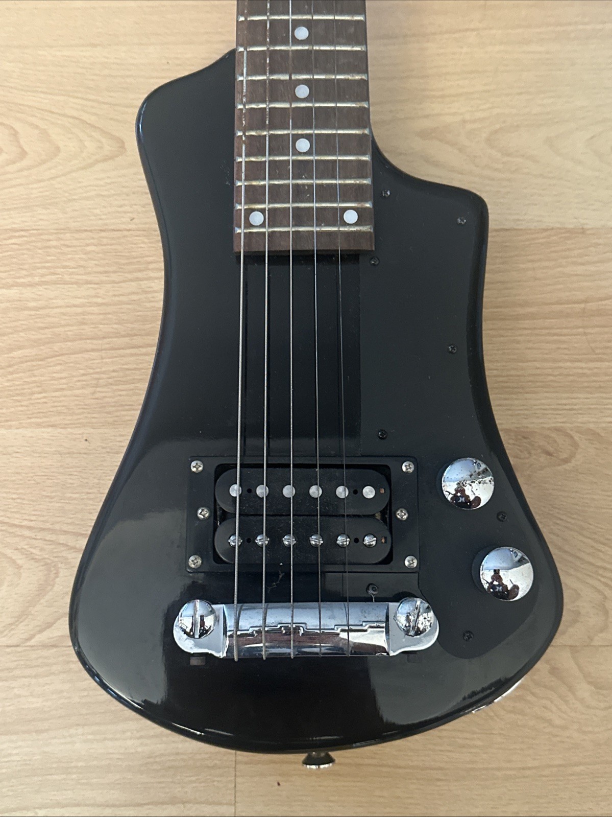 Brownsville New York Mini Travel Guitar Stylish Functional Electric Guitar