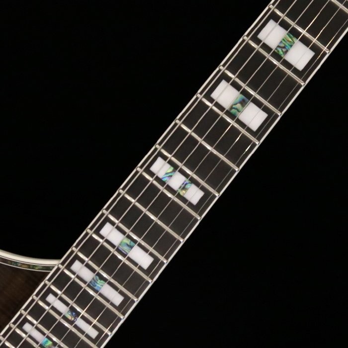 Electric Guitar Greco GM-CST/TM/TBK Trans Black Japan Tiger Maple Top Ebony