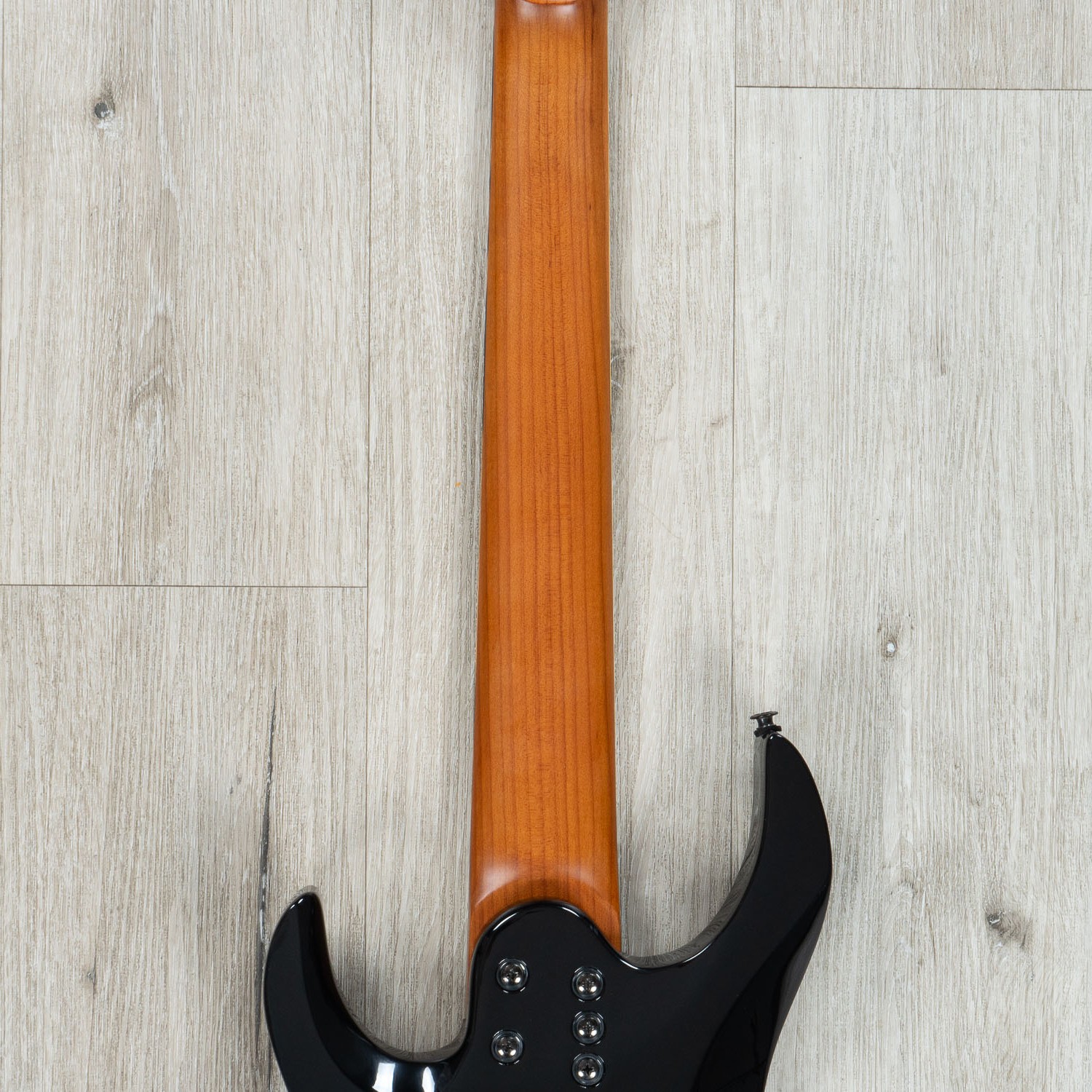 Legator Ninja N8FOD 8-String Multi-Scale Guitar, Palemoon Ebony, Jupiter
