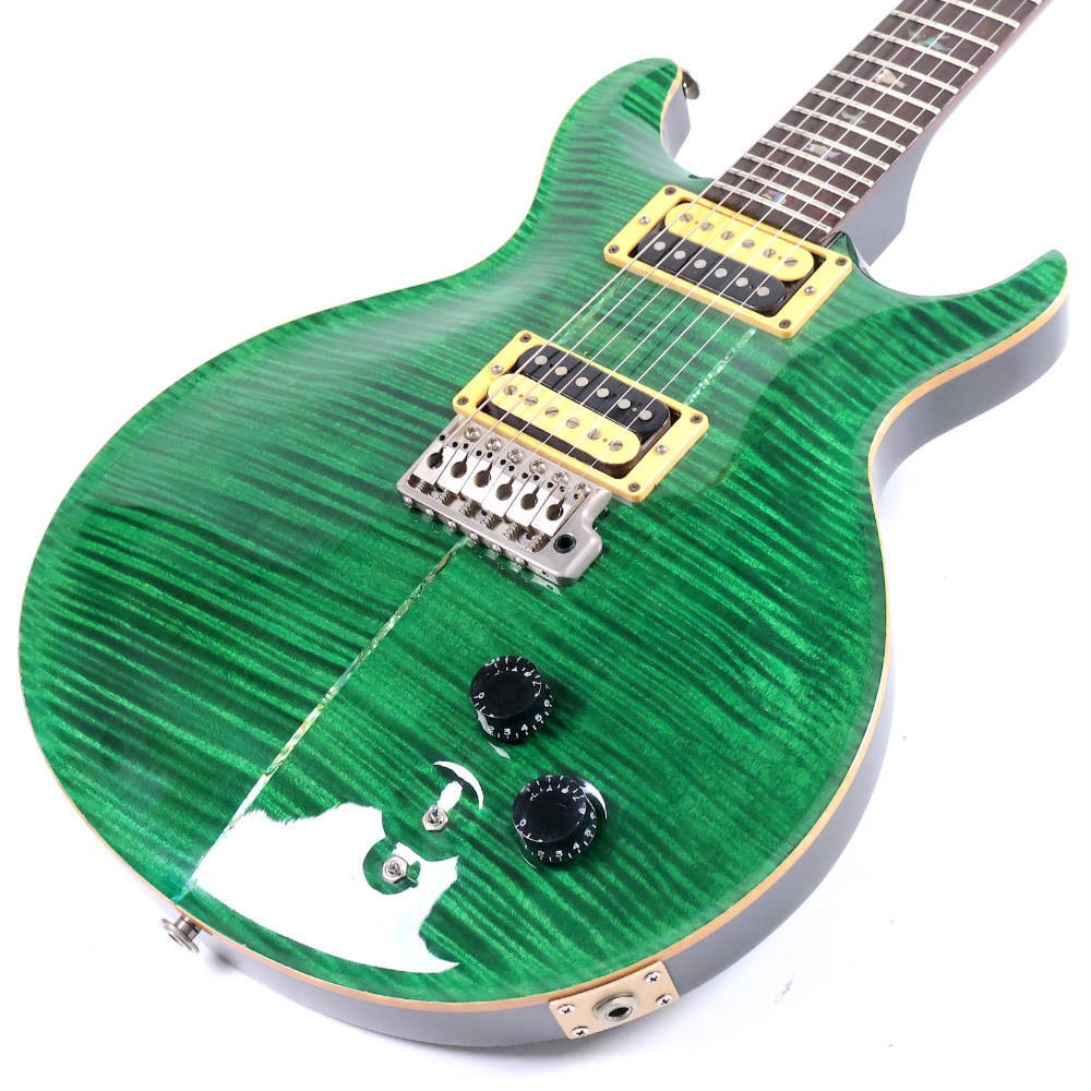 Electric Guitar Prs Santana I Emerald Green 1996 Made Bzf Jacaranda Fingerboard