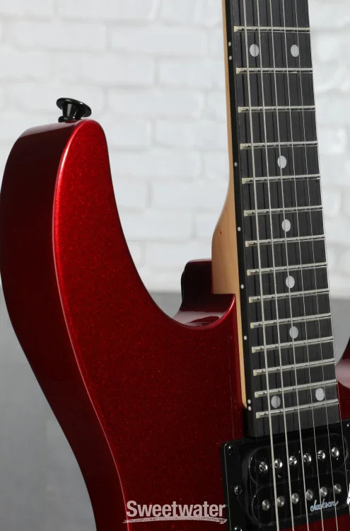 Jackson JS12 Dinky Electric Guitar – Metallic Red