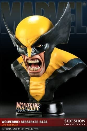 Sealed/NEW Wolverine Berserker Rage Life Size Bust Sideshow Marvel, 2011) Statue