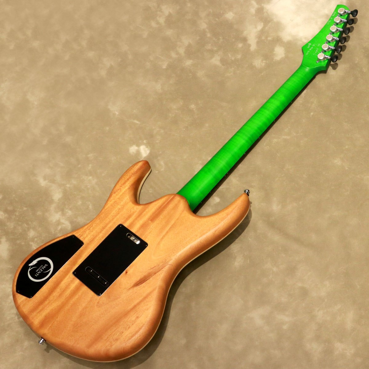 Valenti Guitars Nebula Carved Semihollow Green Used Electric Guitar