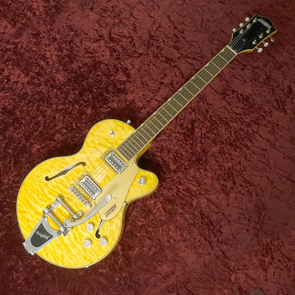 Gretsch G5655T-Qm Electromatic Center Block Jr. Single-Cut Quilted Maple With Sa
