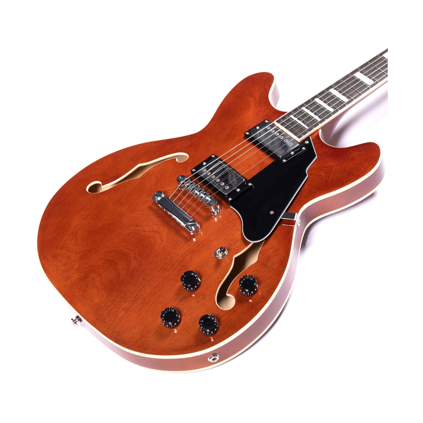 Semi-Hollow Body Electric Guitar RD-100 Jazz Guitar with F-Hole,Maple neck,hu…