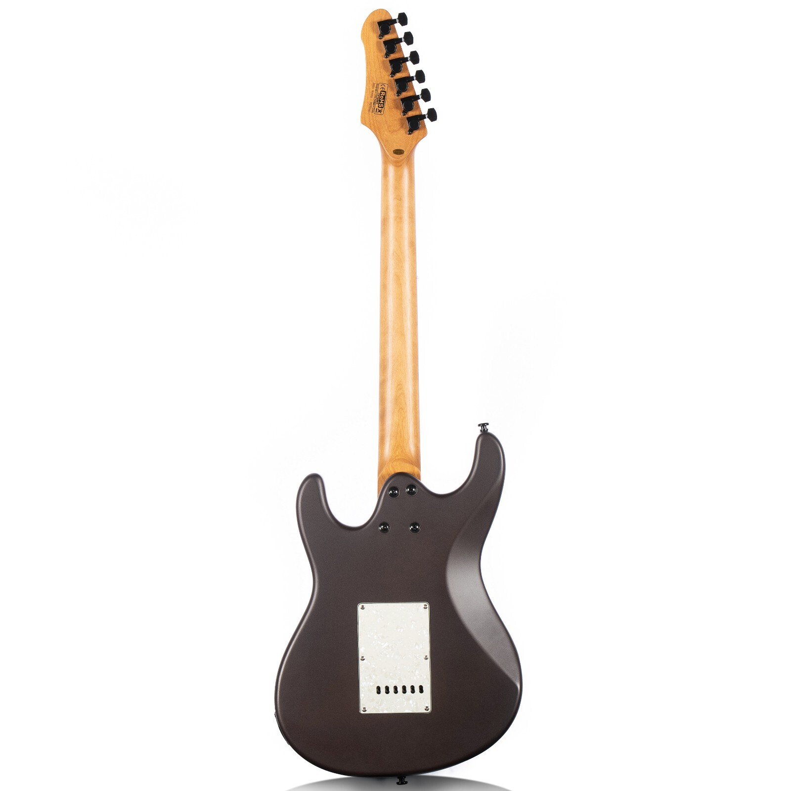 Professional Electric Guitar with Roasted Maple Neck Solid Body 6 Strings 4