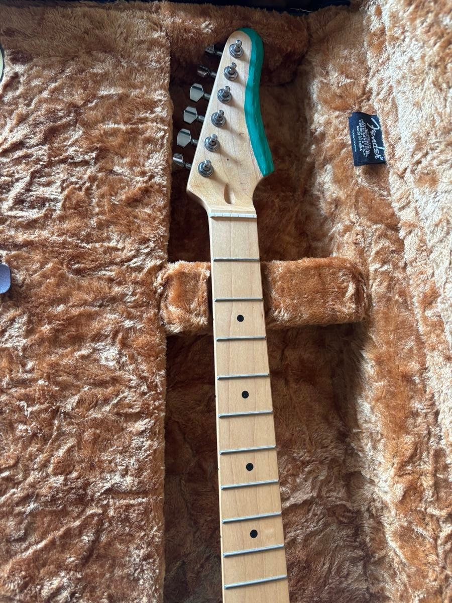 Telecaster Type Electric Guitar Surf Green Maple Fingerboard Fender Bridge