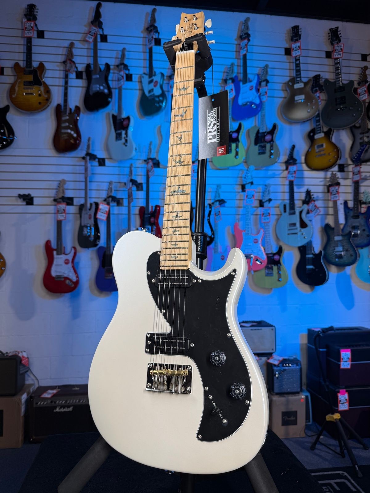 PRS SE NF53 2026 – Pearl White with PRS Gig Bag, Get Plek’d 227