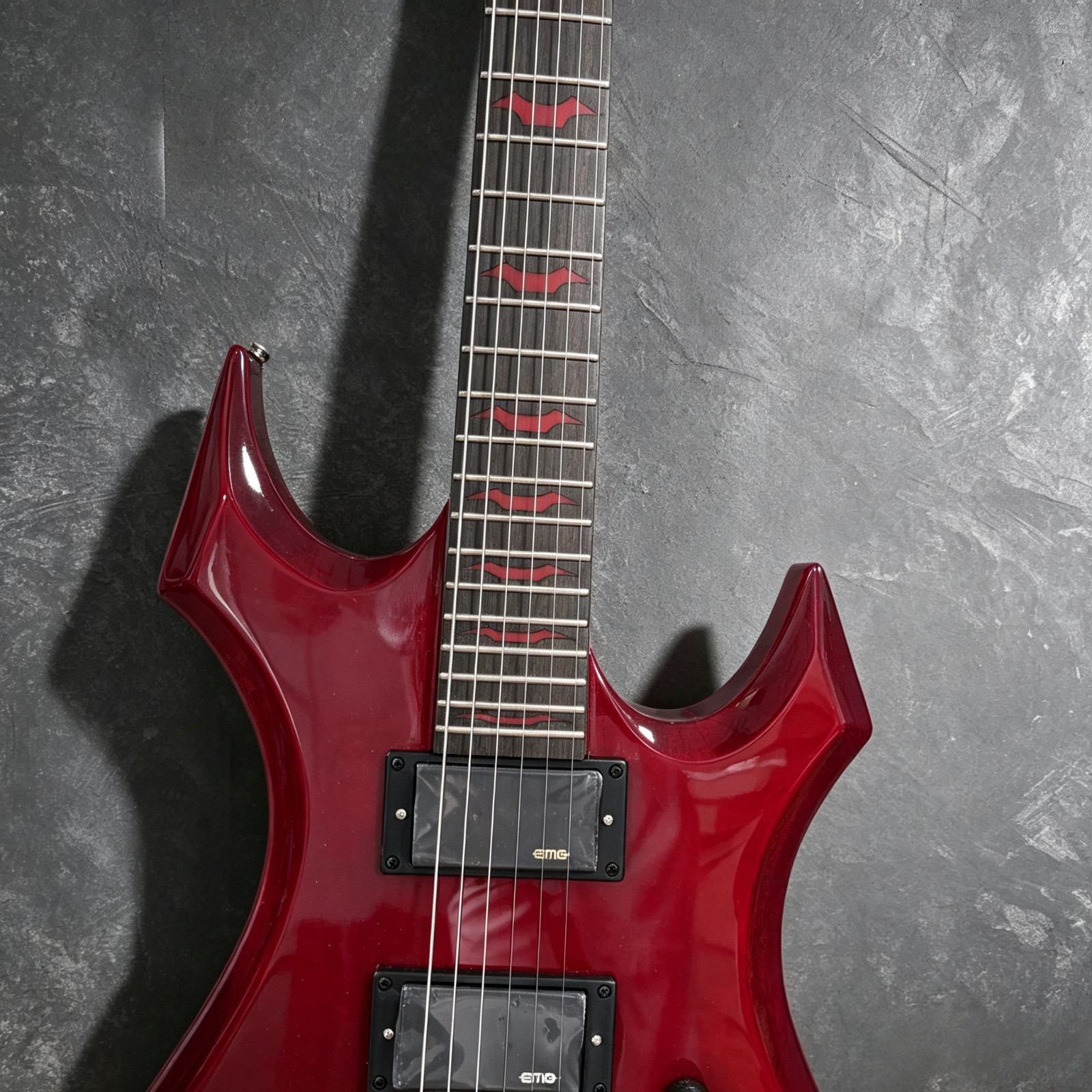 Custom BC Style Electric Guitar Red Burst With Floyd Rose Tremolo US Warehouse