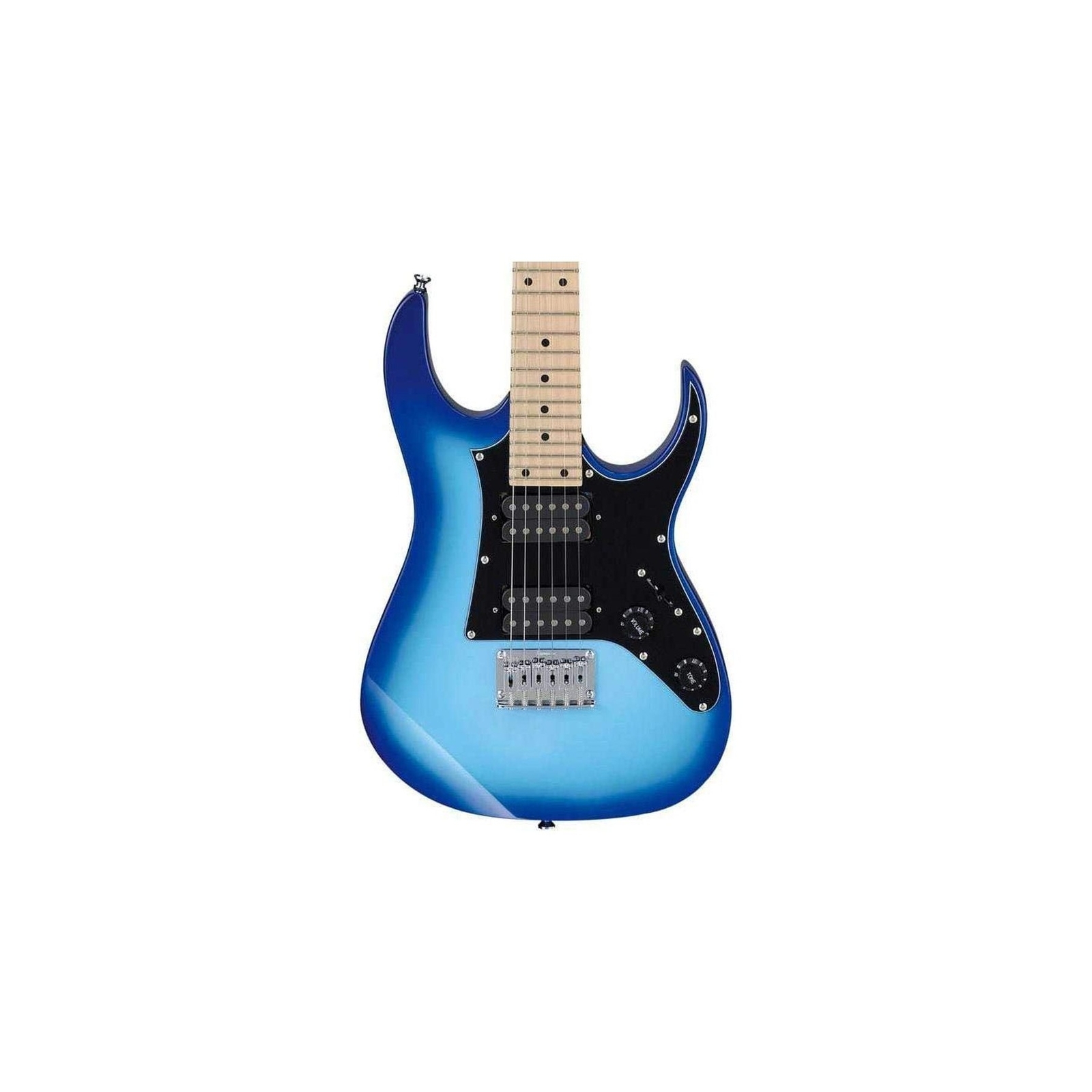 Ibanez GRGM 6 String Solid-Body Electric Guitar, Right, Blue Burst (GRGM21MBLT)