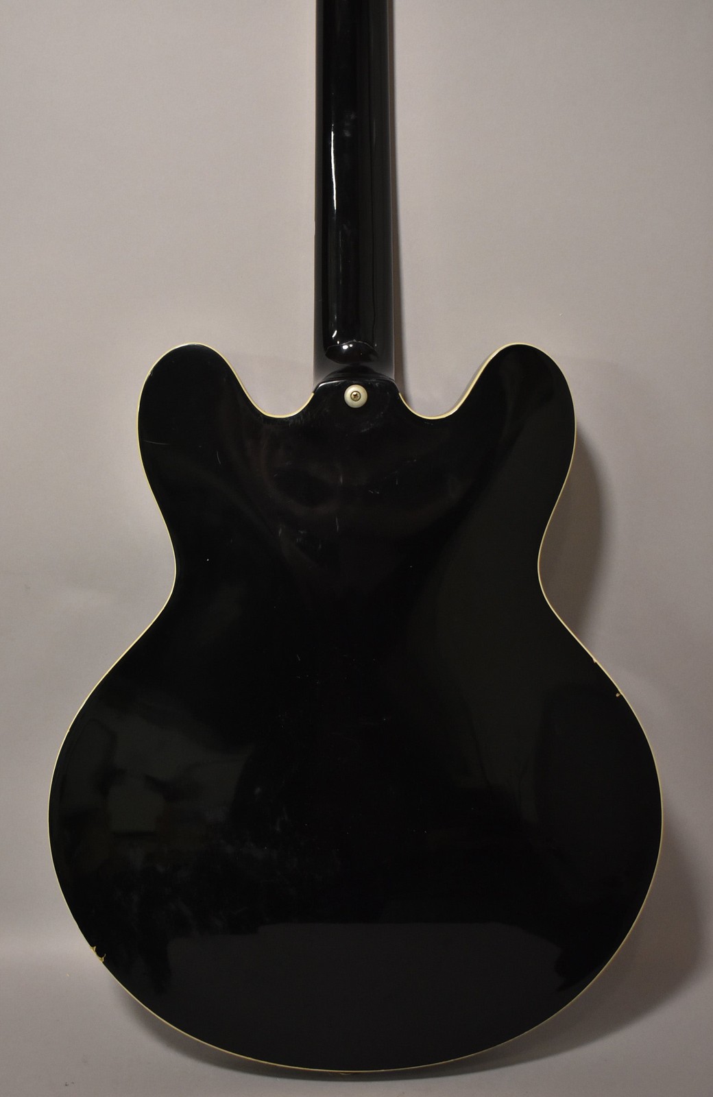 1997 Epiphone Sheraton Samick Korea Ebony Finish AS-IS For Repair w/OHSC