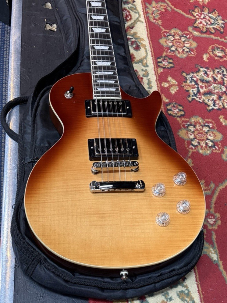 Used Epiphone Les Paul Modern Figured Cafe Latte Fade 7.4lbs