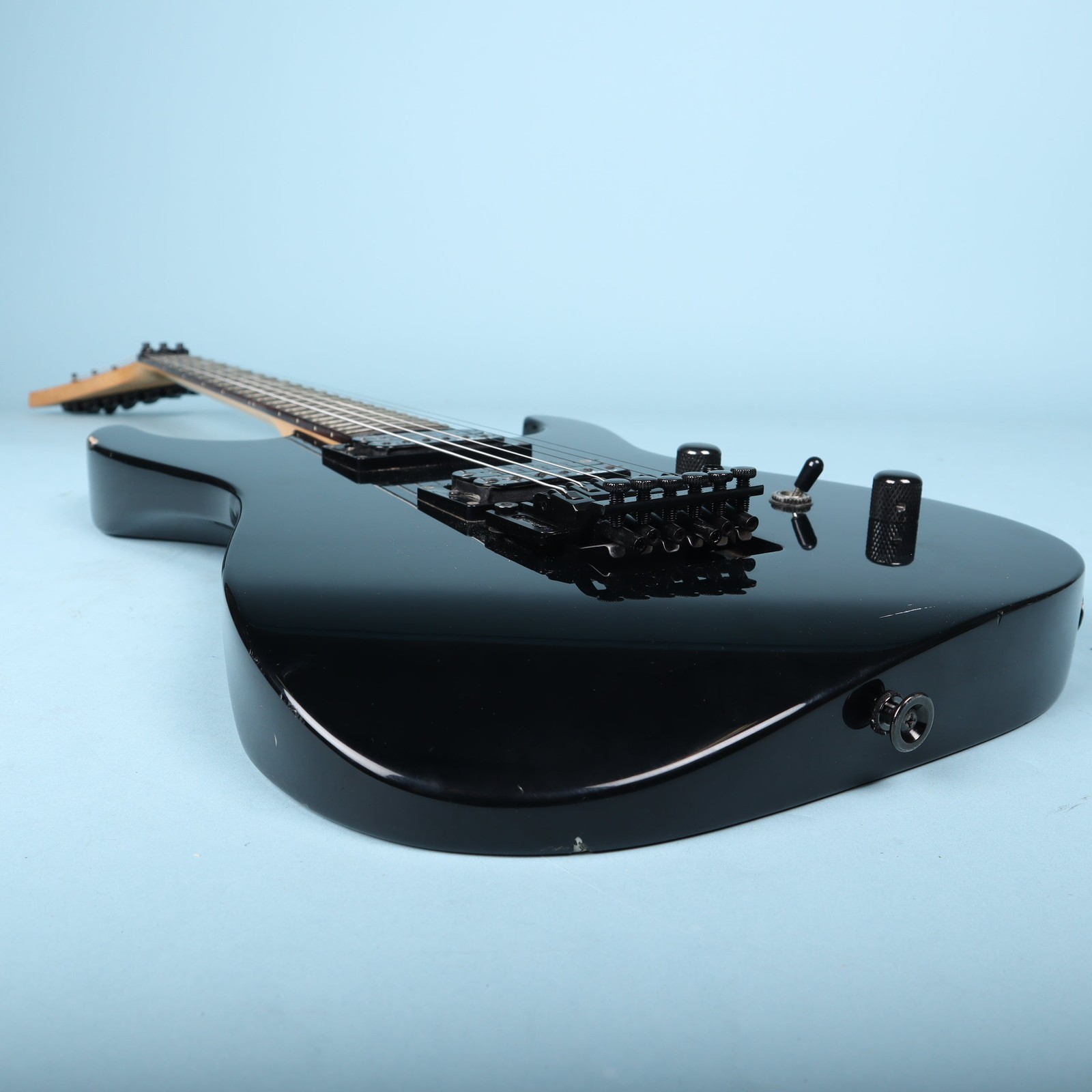 Charvel Predator Electric Guitar Black with Sharkfin Inlays 1991