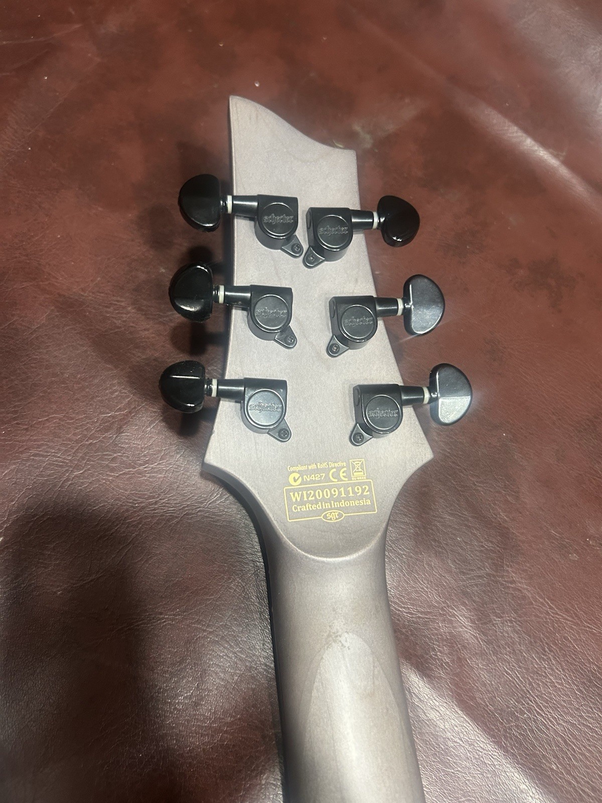 2020 Schecter Omen Elite-6 See Thru Blue Electric Guitar Floyd Rose Tremolo