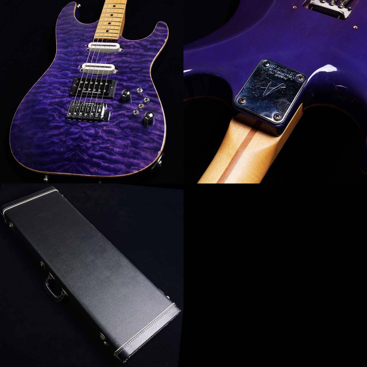 TOM ANDERSON Drop Top Translucent Purple with Binding 1997 Electric Guitar
