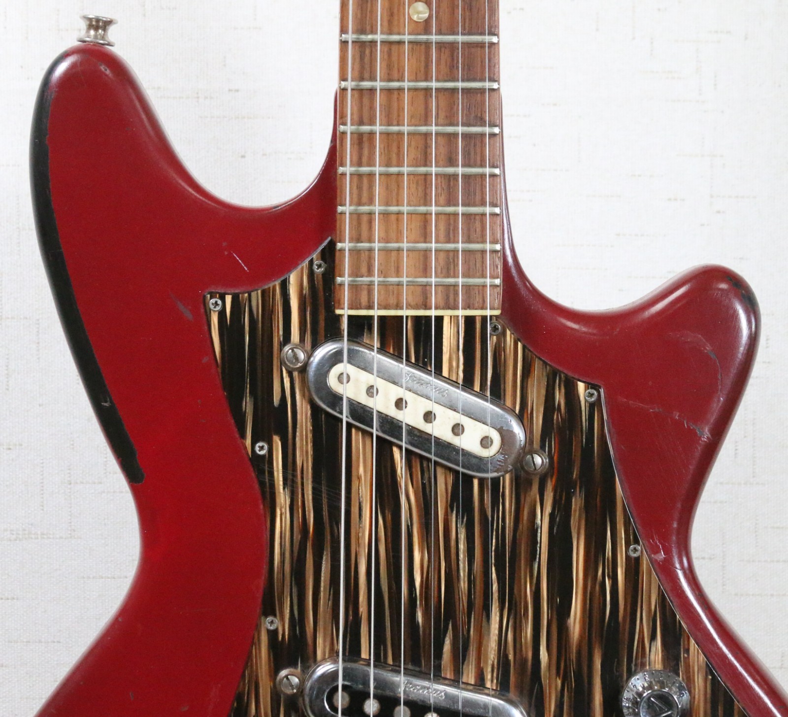 Framus Strato Super 5/155-52 Vintage Germany Electric Guitar 1967 Red – WOW!