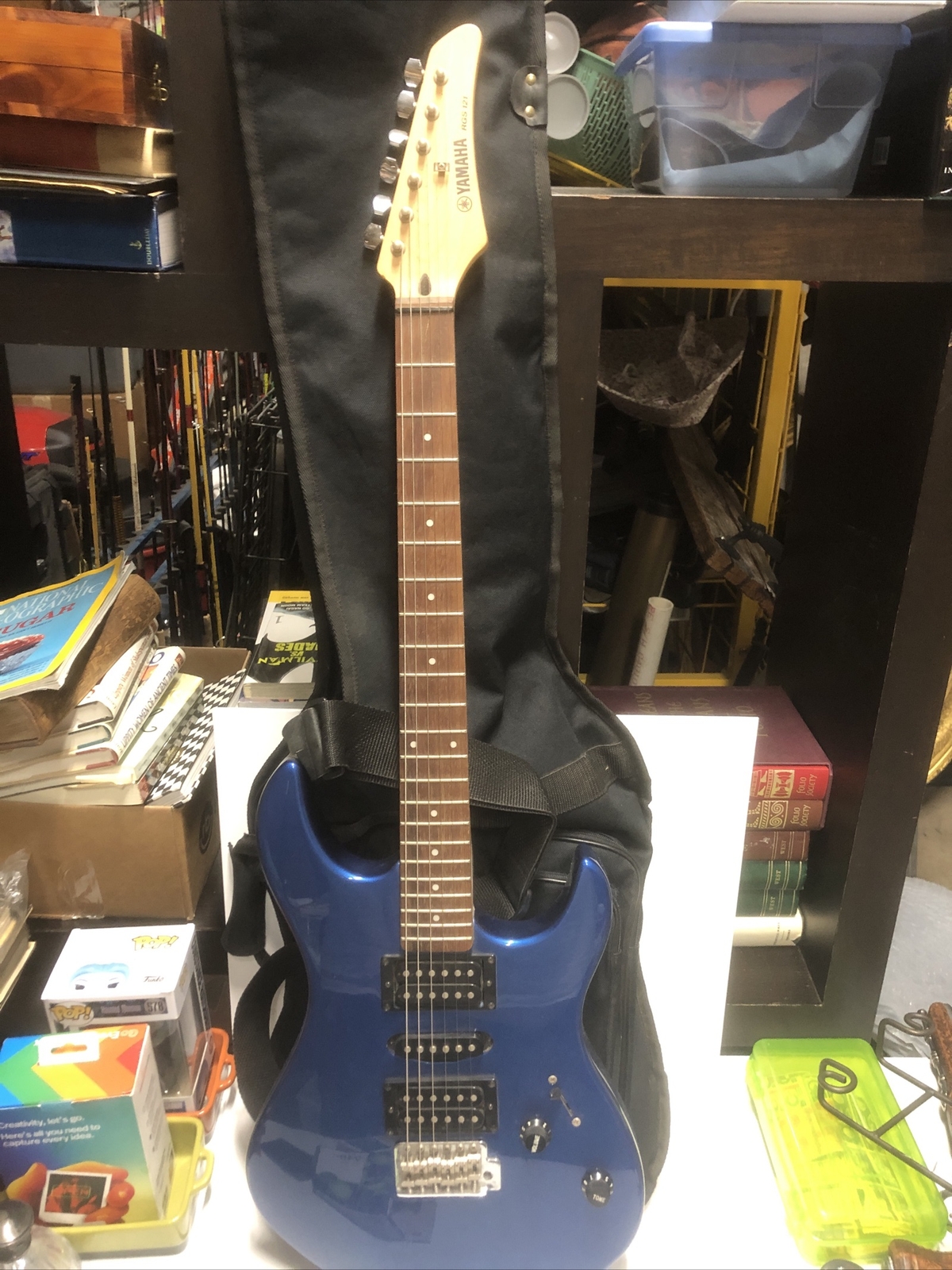 Rare Blue Yamaha RGS-121 Electric Guitar W/ Bag