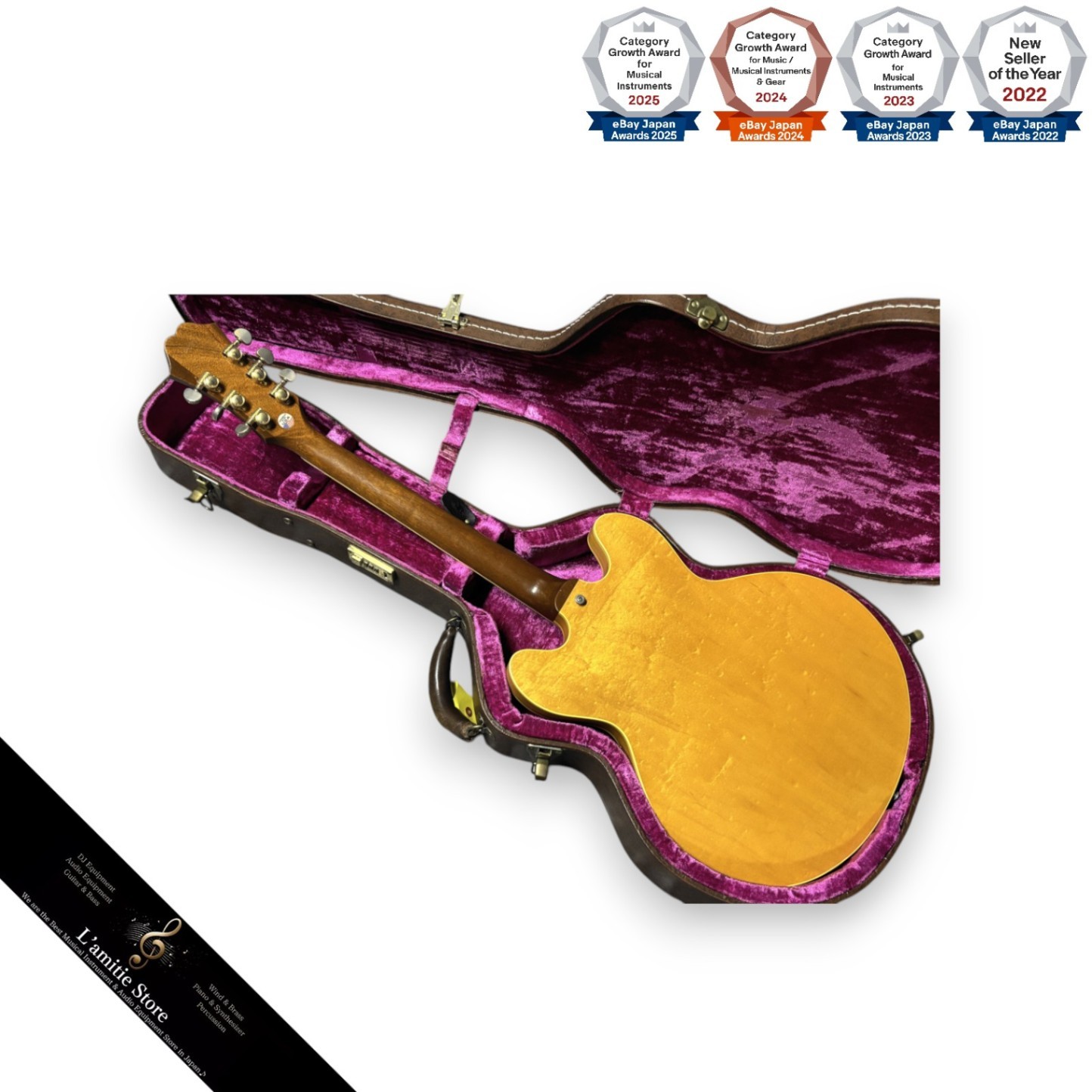 Epiphone John Lennon Revolution 1965 Casino E230TD Natural 2000 with Original