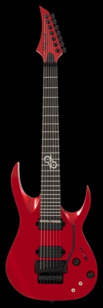 Electric Guitar Solar A1.7FRCAR 2025 Candy Apple Red 7-String Indonesia